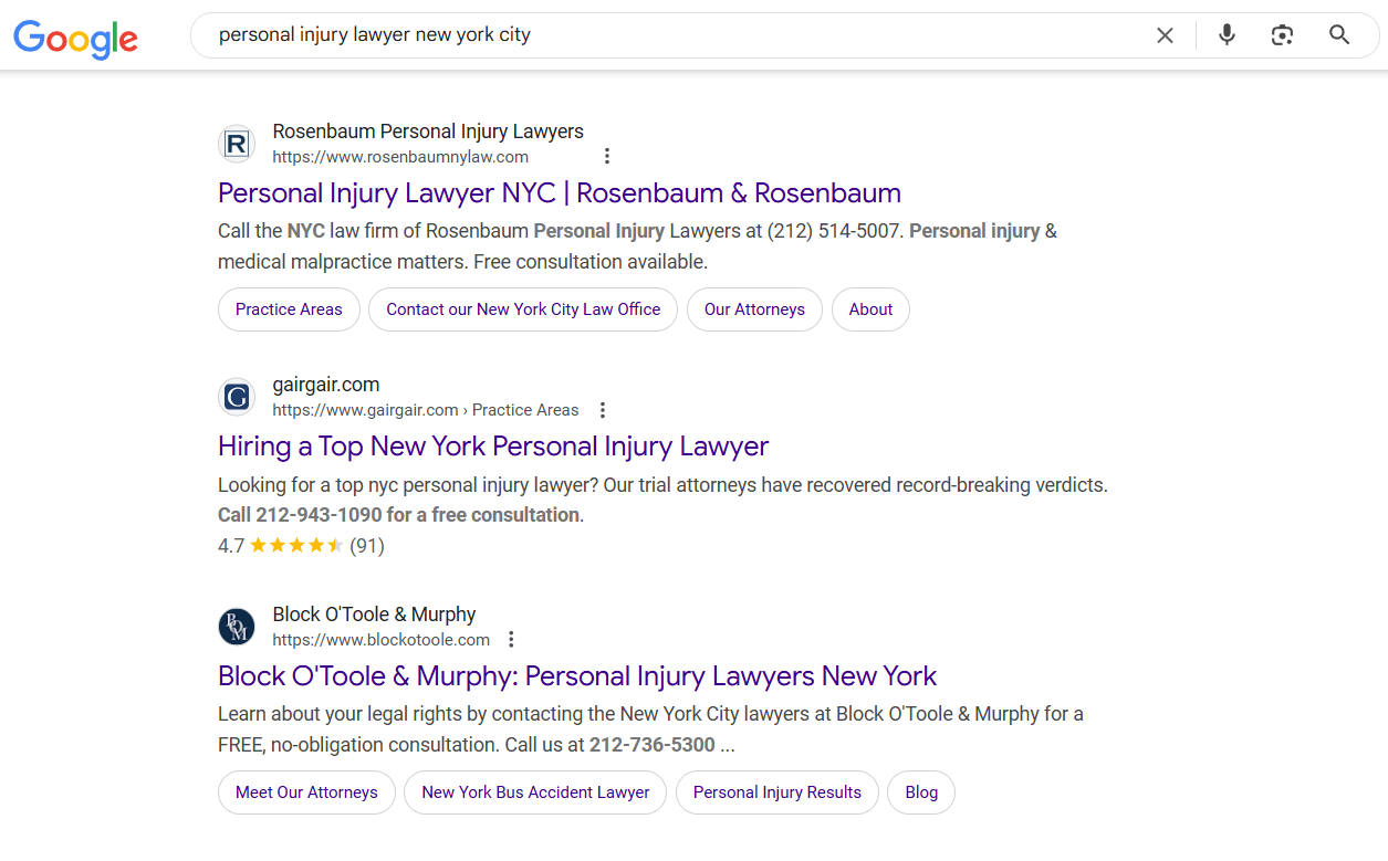 digital marketing for personal injury lawyer
