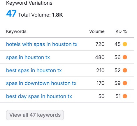 digital marketing for spas spas in houston tx