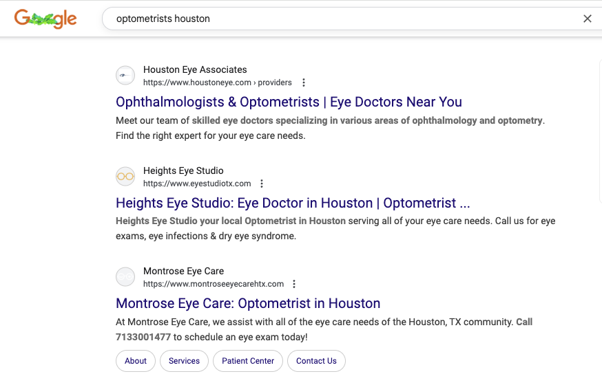 optometrists organic