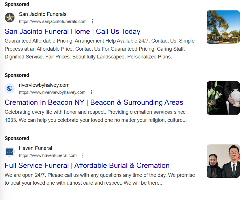 digital marketing for funeral directors